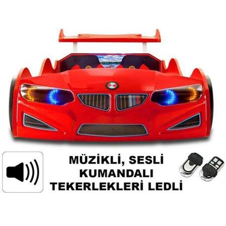 BMW - GT1 - ARABALI YATAK - FULL IŞIKLI - KIRMIZI