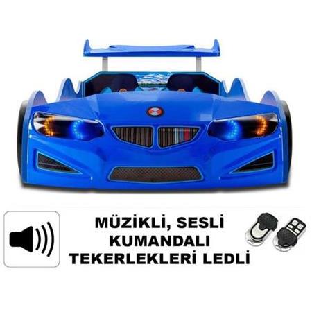 BMW - GT1 - ARABALI YATAK - FULL IŞIKLI - MAVİ