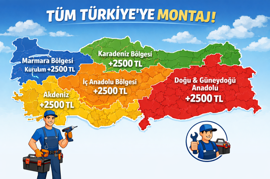 Tüm Türkiyeye Montaj
