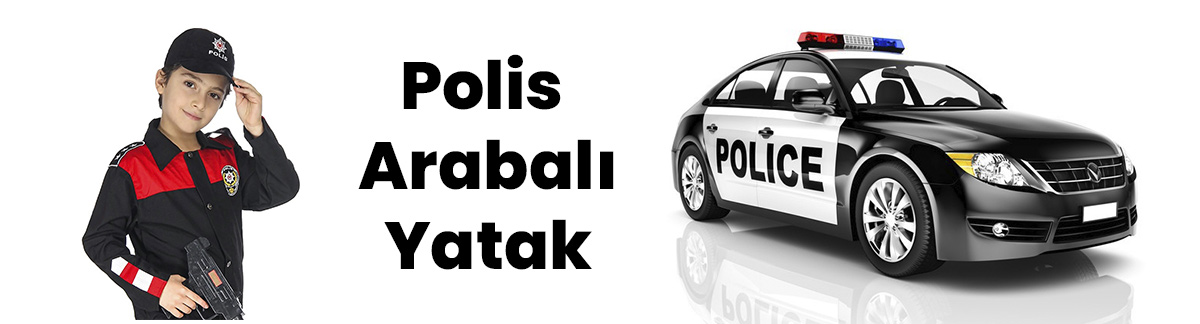 Polis arabalı yatak modeli çocuk odası tasarımı