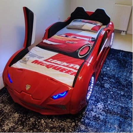 Arabalı Yatak Sesleri | Sesli ve LED Işıklı Arabalı Yatak