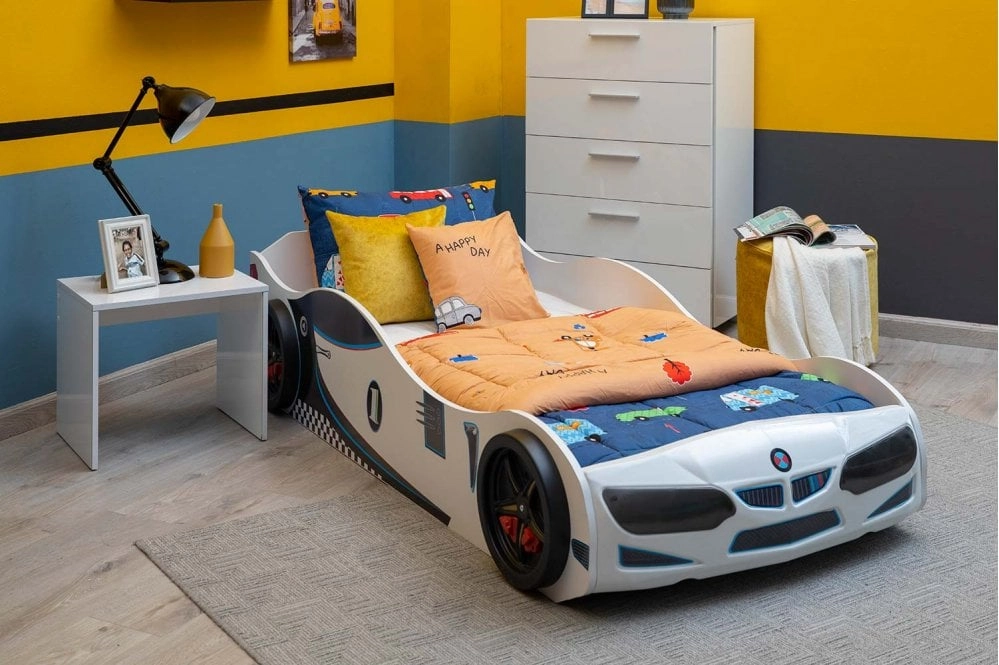 Eco Full Arabalı Yatak Araba Karyola | Çocuk Arabalı Yatak