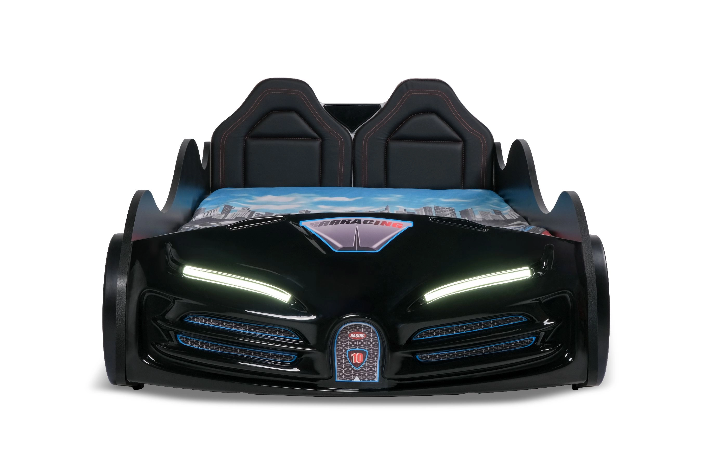 RS2 - BUGATTI Arabalı Yatak  | Koltuklu | Siyah