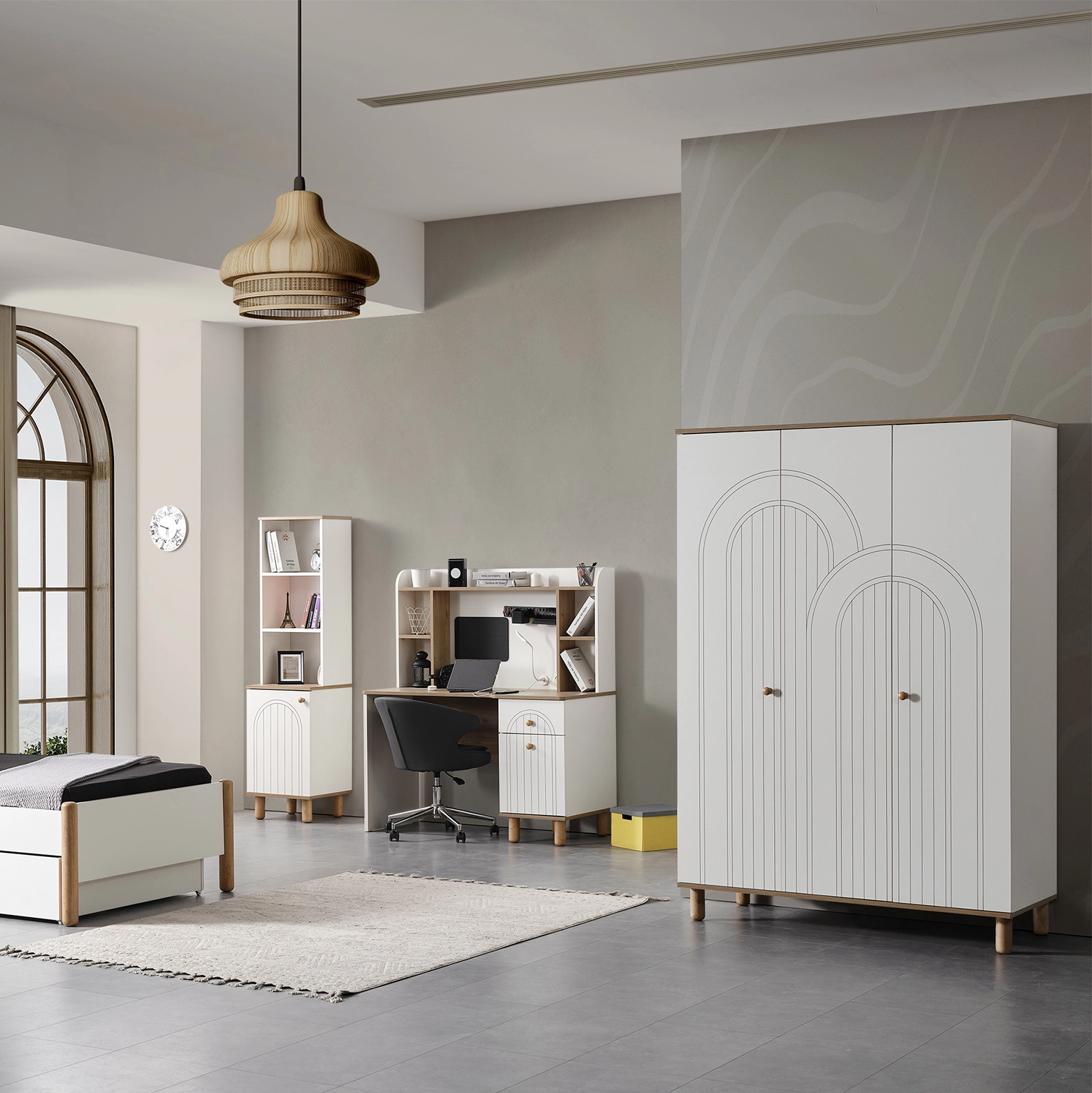 Betta 3 Kapılı Dolap – Geniş depolama alanı