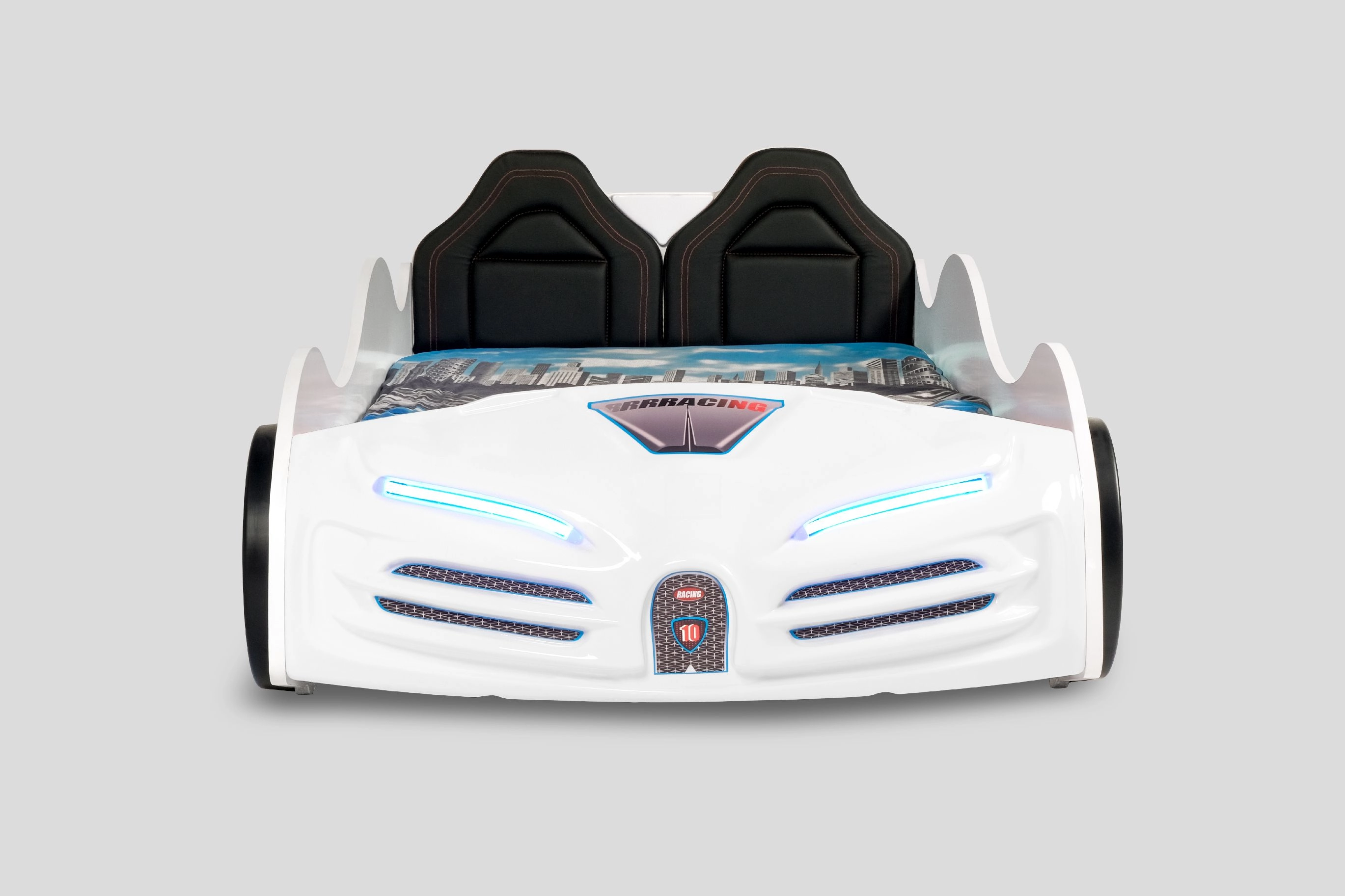 RS2 - BUGATTI Arabalı Yatak  | Koltuklu | Beyaz