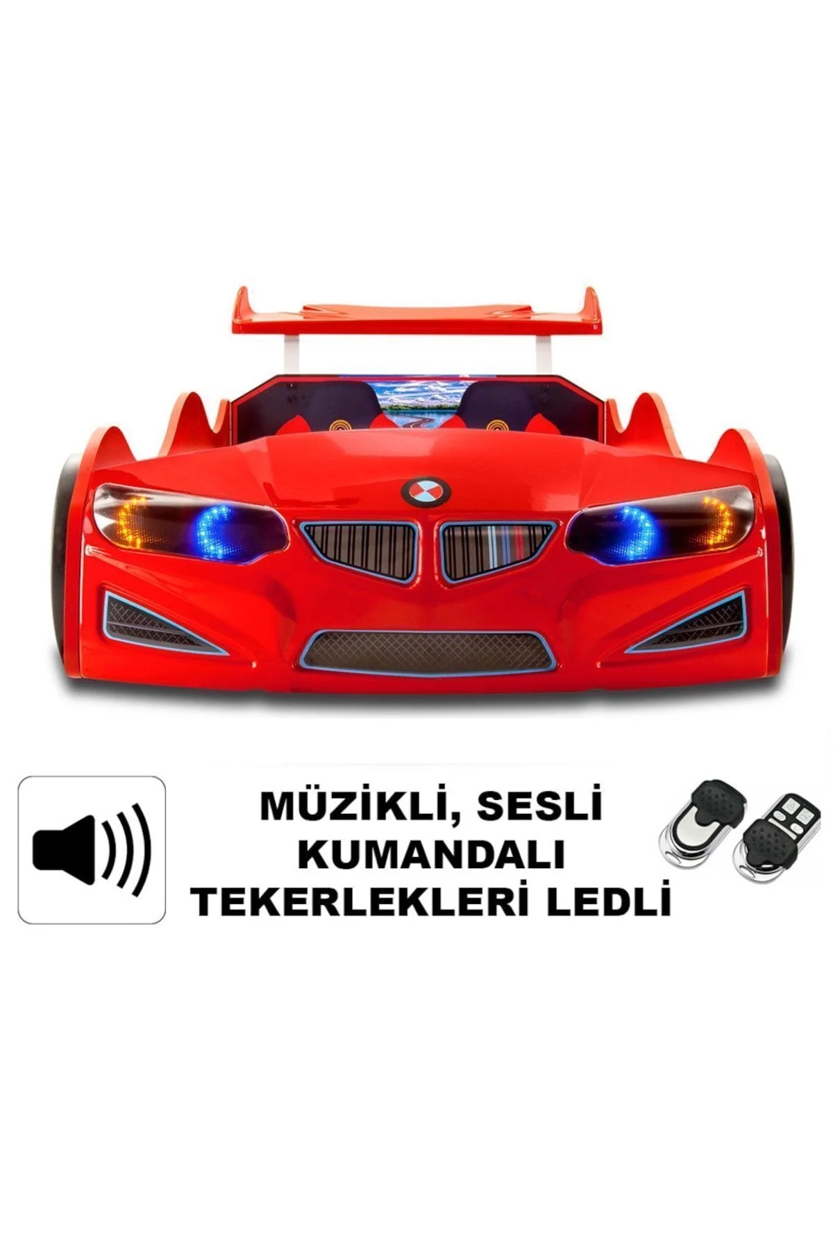 GT1 - Arabalı Yatak Araba | Kırmızı