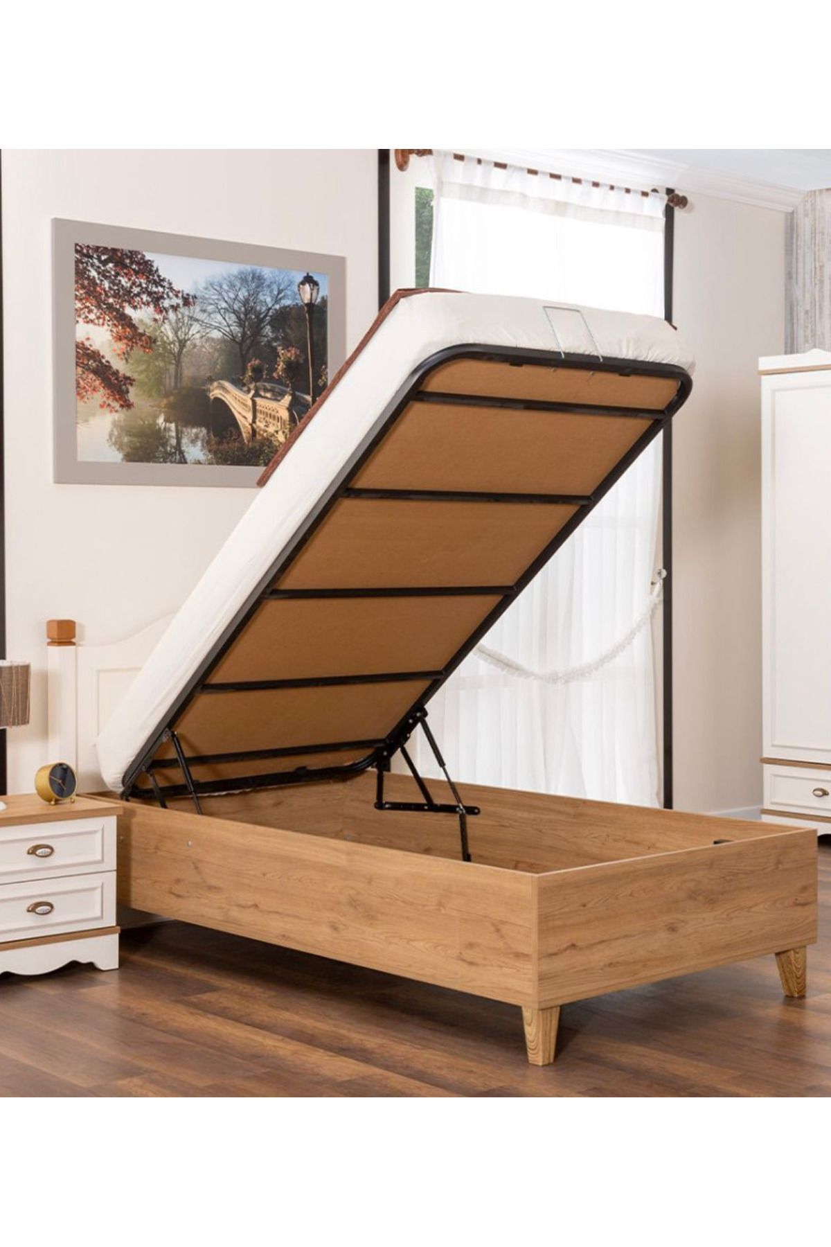 BRITISH - COUNTRY - STANDART AYAKLI CEVİZ BAZA - 120*200 cm