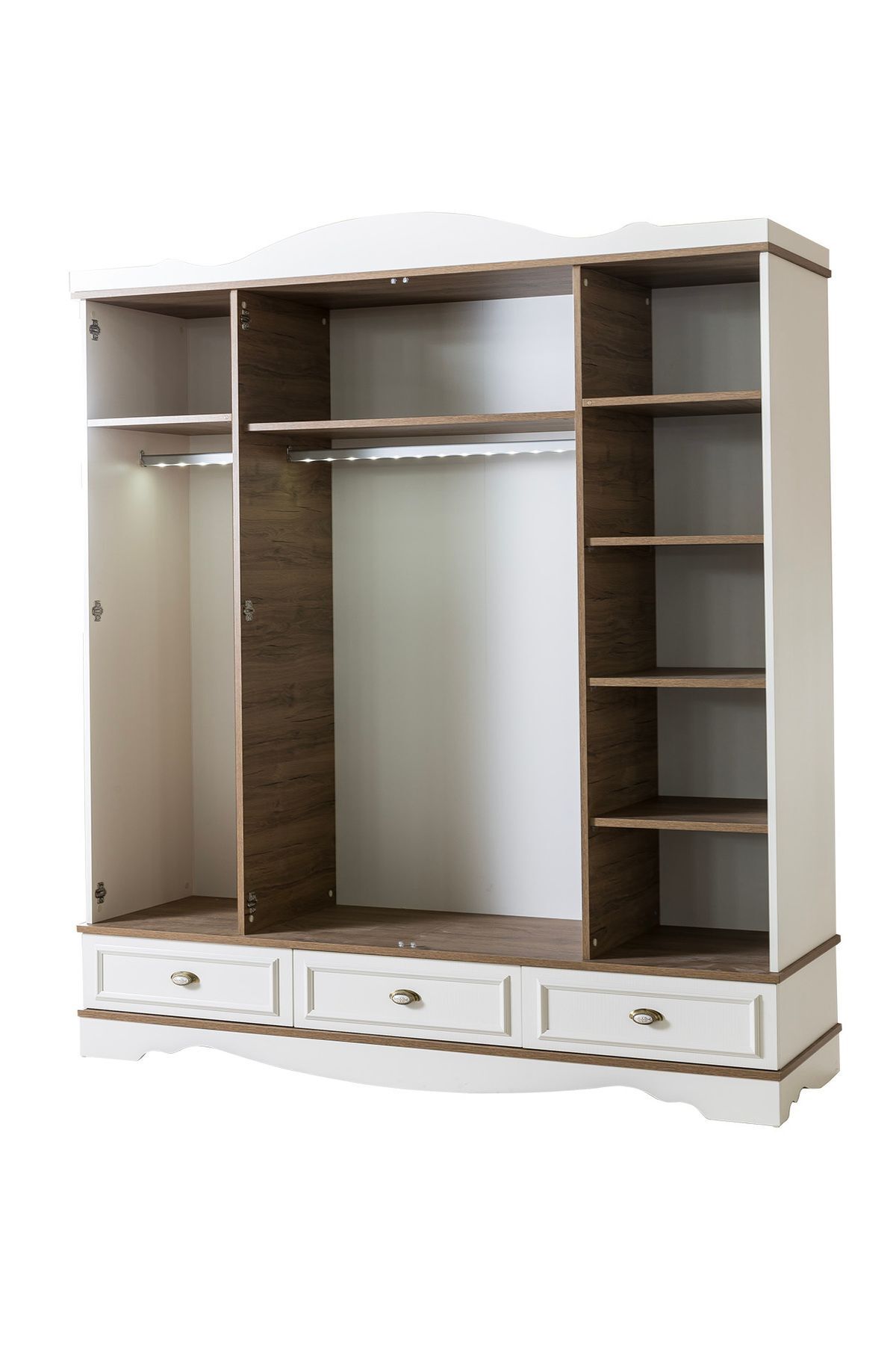 BRITISH - COUNTRY - 4 Kapılı Dolap - Country Çocuk Dolabı