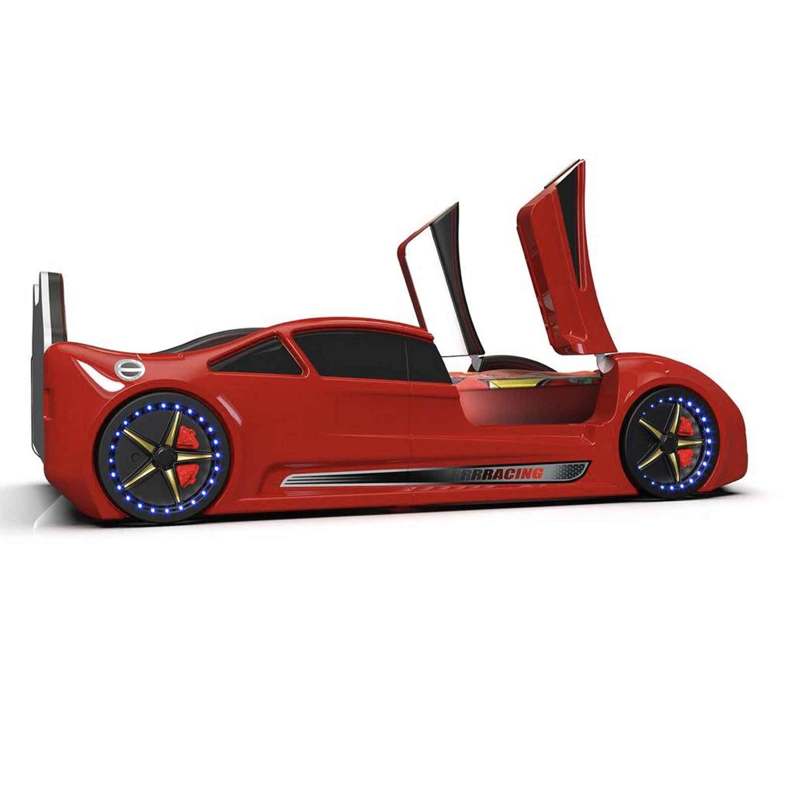 BUGATTI - KIRMIZI KAPILARI AÇILIR - KIRMIZI ARABALI YATAK