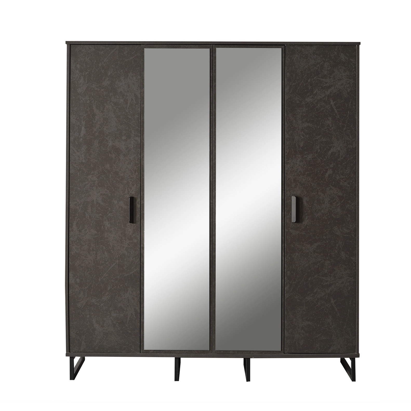 Dark 4 Kapılı Dolap – Geniş depolama alanı