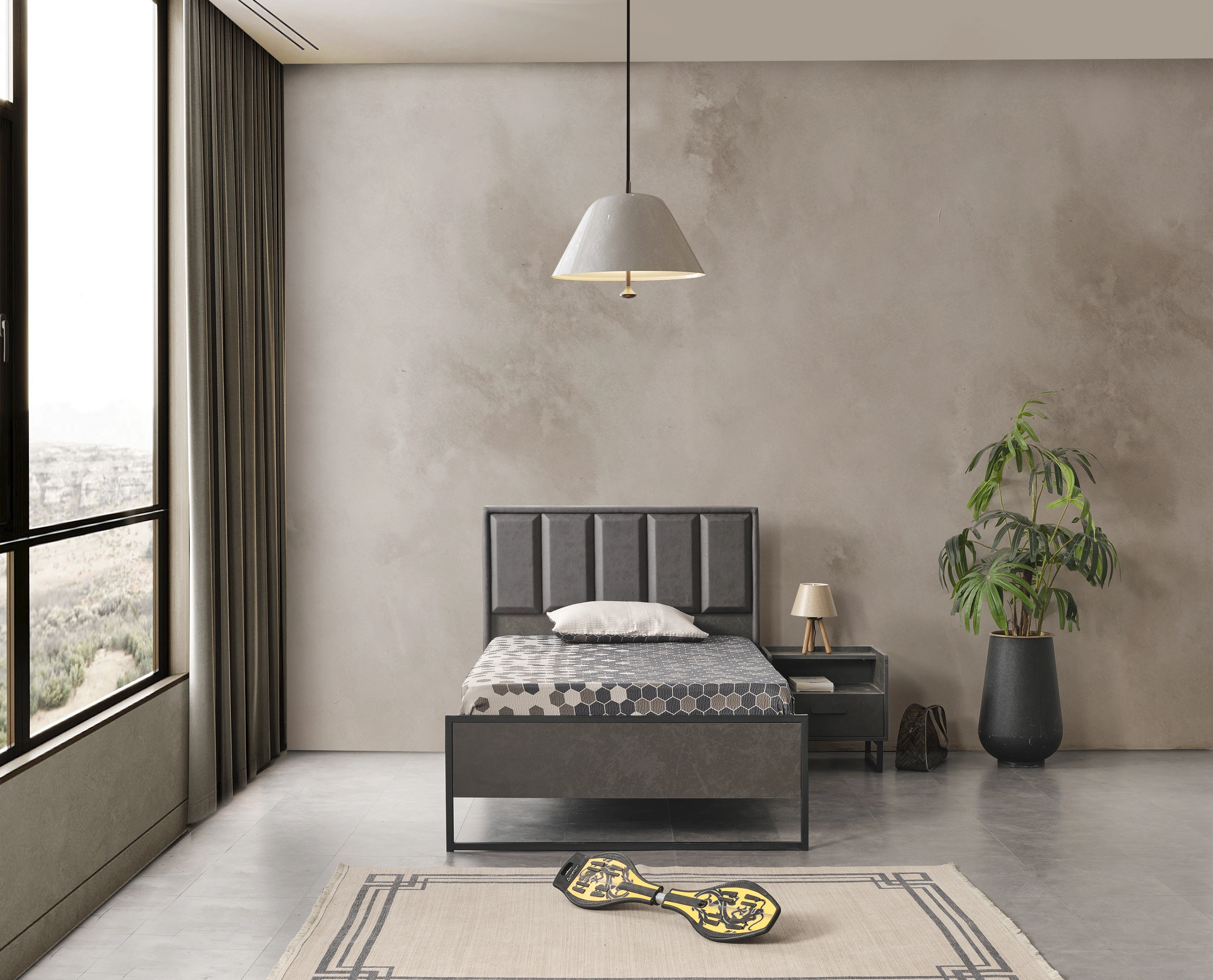 Dark Karyola | Modern Genç Odası Karyolası | 100-200 cm