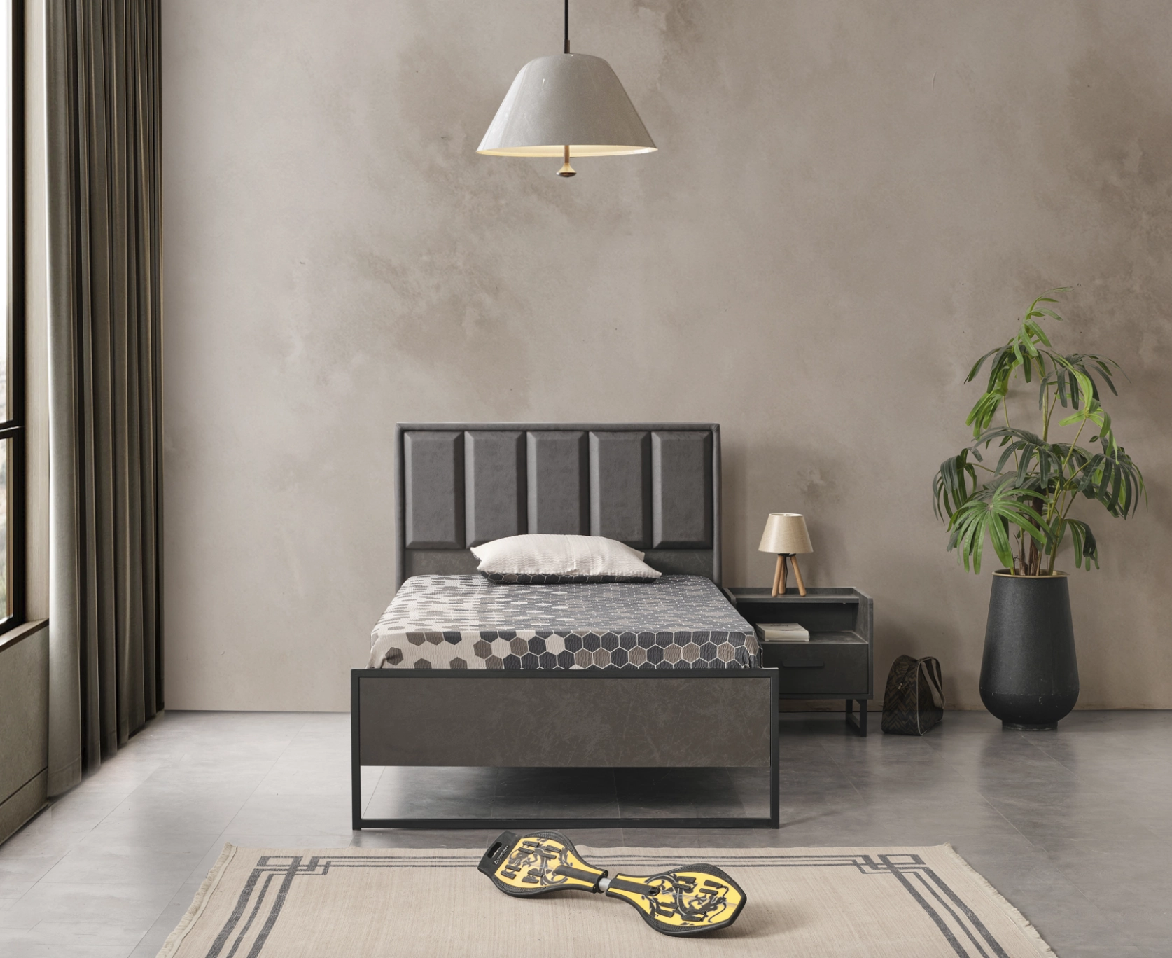 Dark Karyola | Modern Genç Odası Karyolası | 100-200 cm