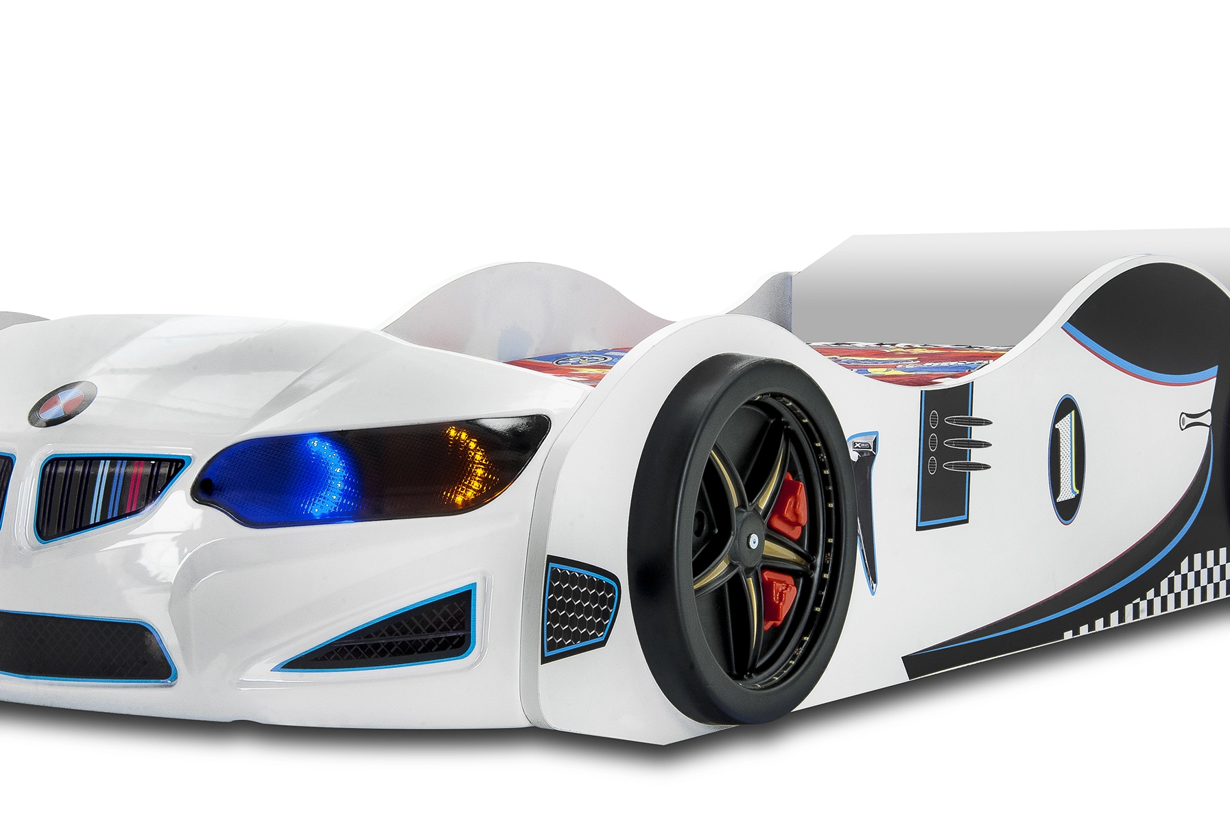 Eco Full Arabalı Yatak Araba Karyola | Çocuk Arabalı Yatak