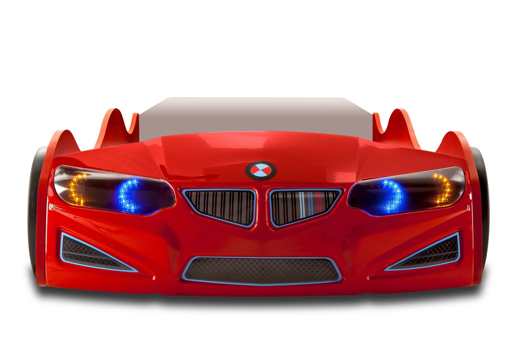 Eco Full Arabalı Yatak Araba Karyola | Kırmızı