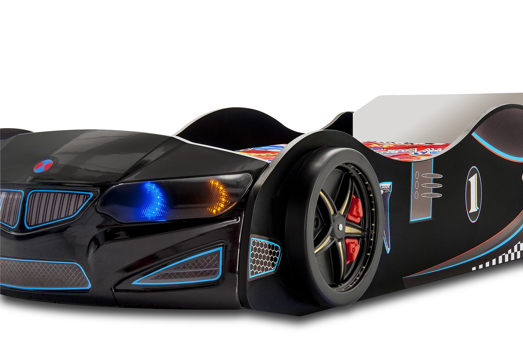 Eco Full Arabalı Yatak Araba Karyola | Çocuk Arabalı Yatak