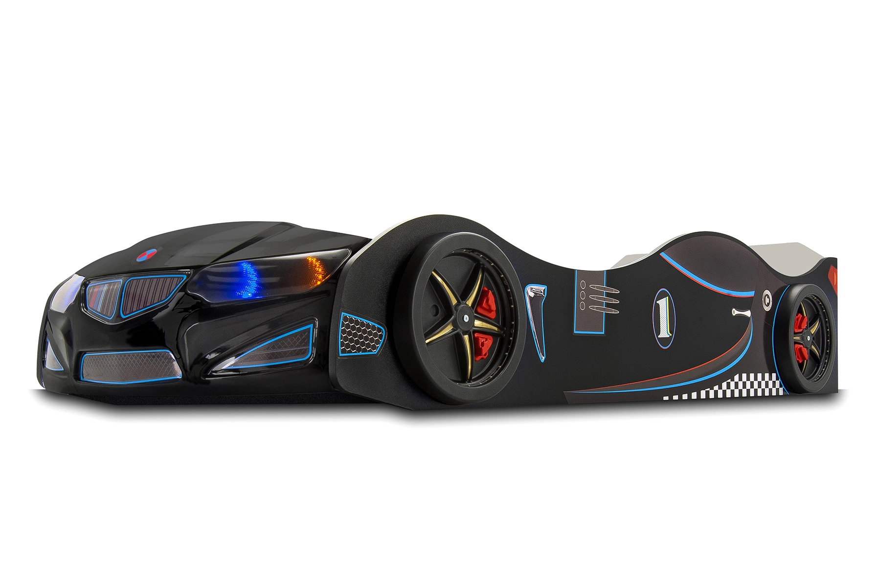 Eco Full Arabalı Yatak Araba Karyola | Çocuk Arabalı Yatak