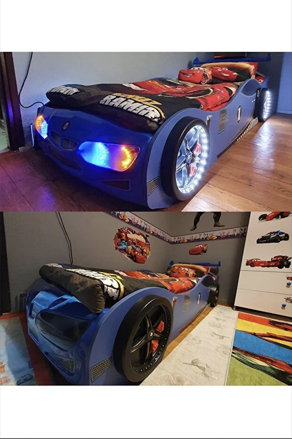 GT1 - Arabalı Yatak Araba | Mavi