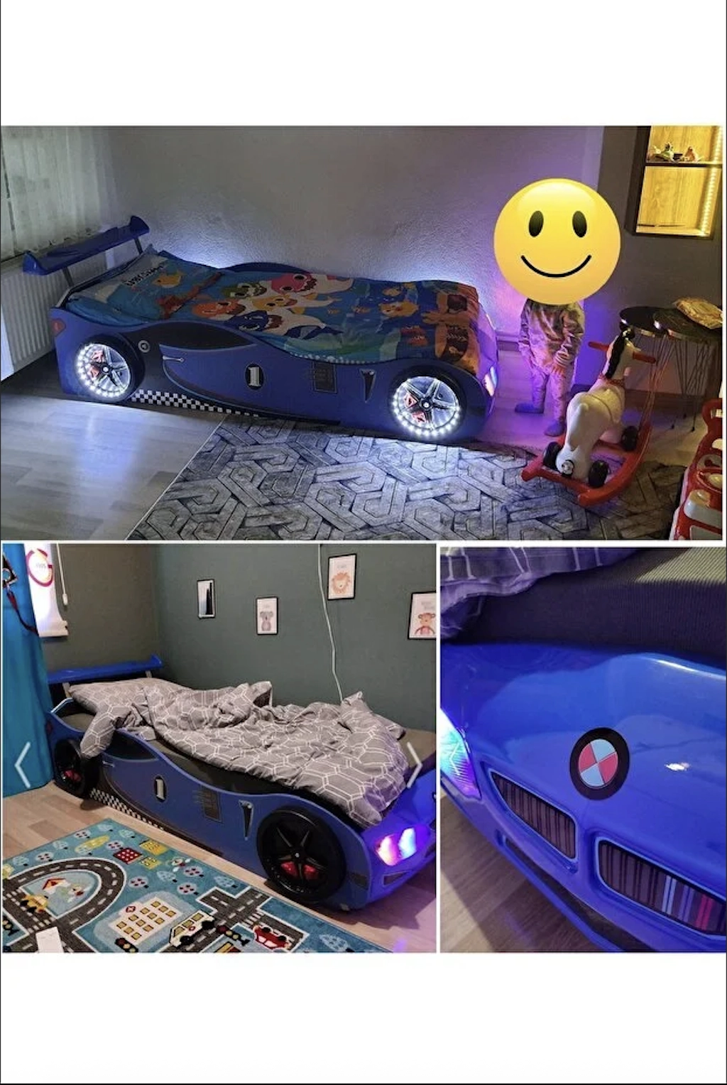 GT1 - Arabalı Yatak Araba | Mavi