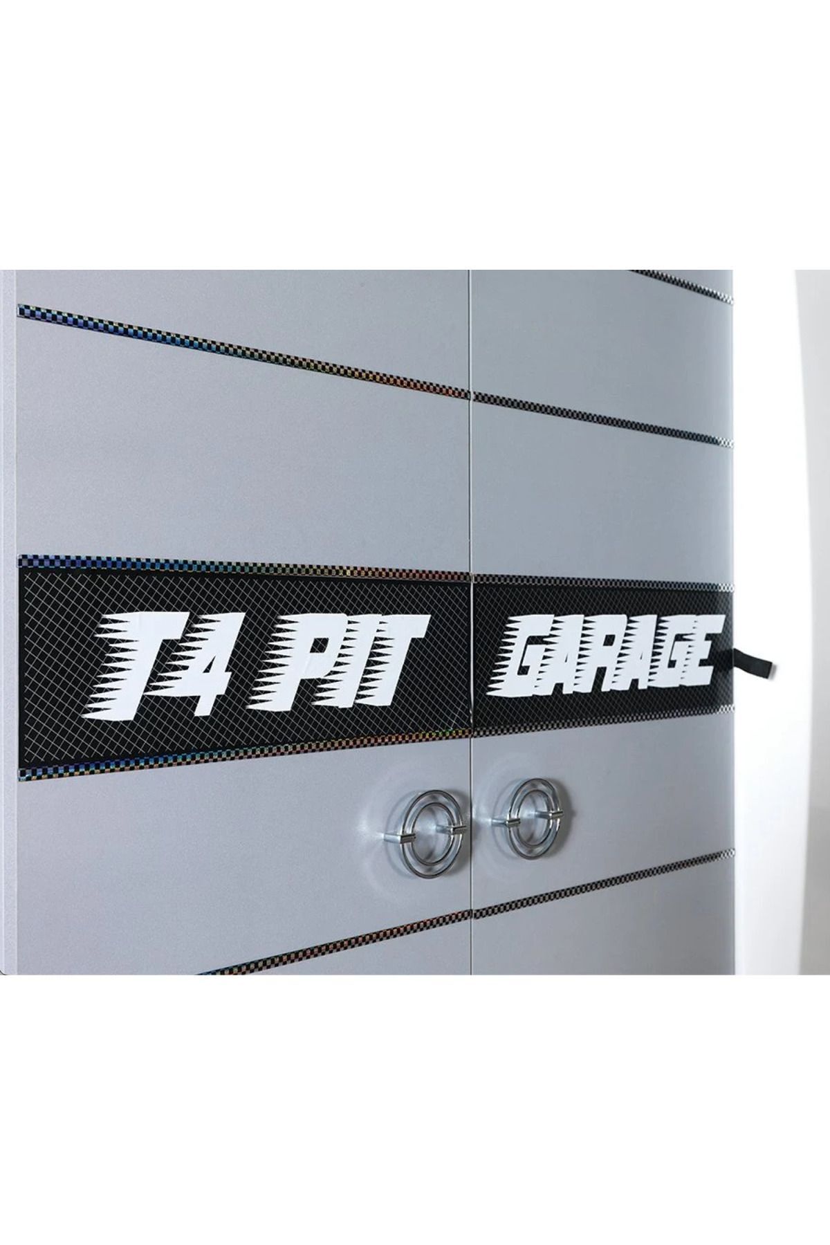 Ferrari 2 Kapılı Dolap - Arabalı Yatak Uyumlu Dolap