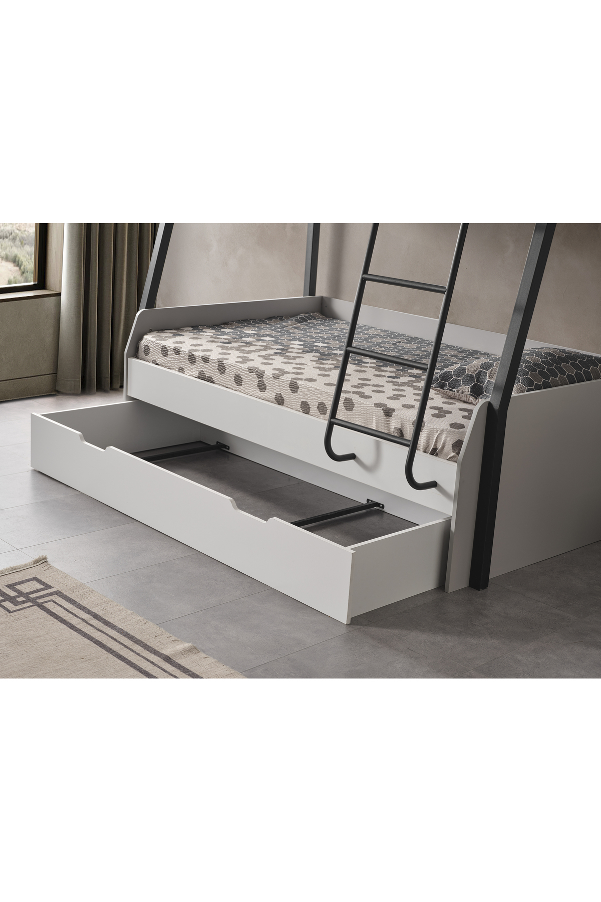 Storm Beyaz Ranza, Çocuk Ranza 100*200 cm - Avrupa İhracat Kalitesi