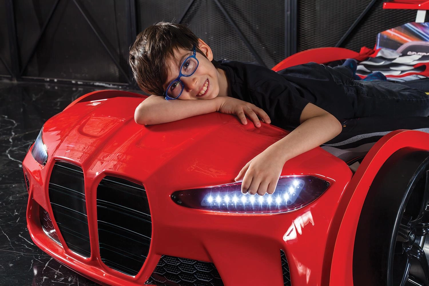 GTX - ARABALI YATAK - KIRMIZI