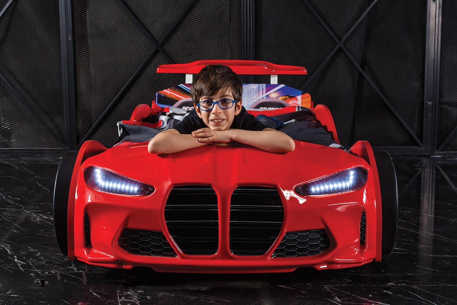 GTX - ARABALI YATAK - KIRMIZI