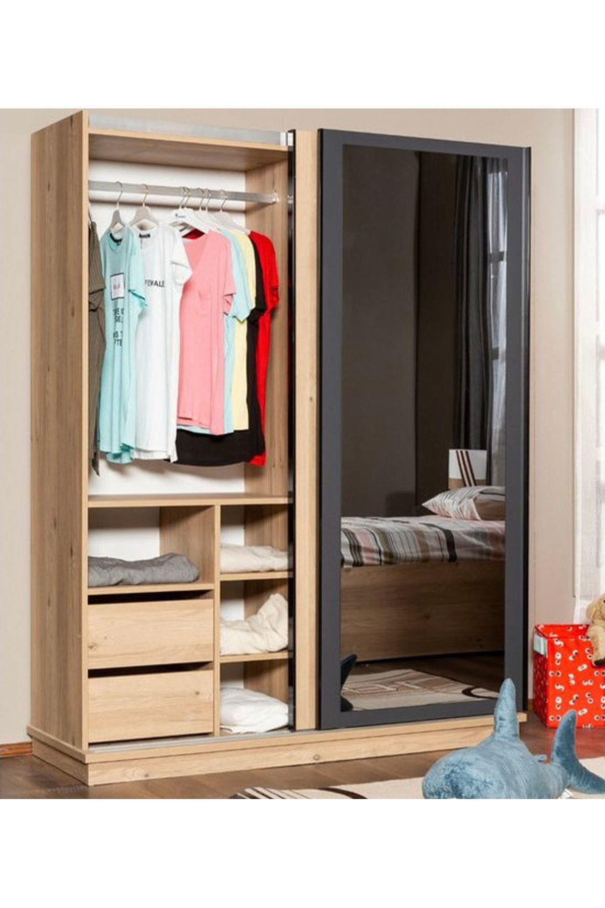 HAPPY - SÜRGÜLÜ DOLAP - ÇOCUK SÜRGÜLÜ DOLAP