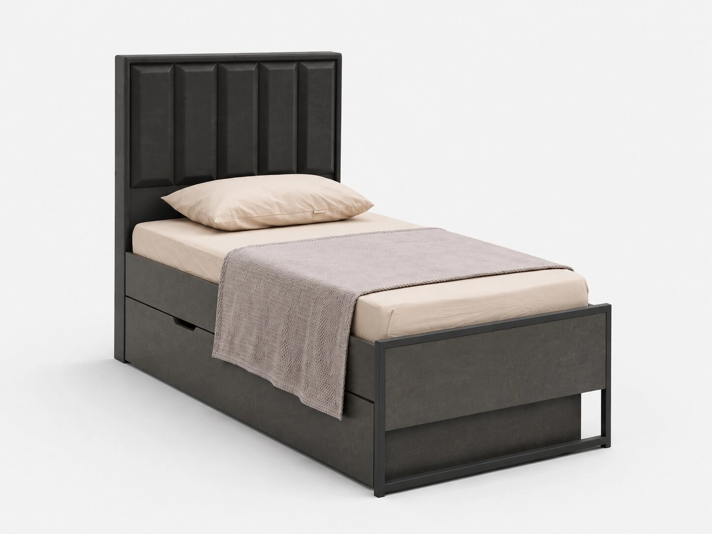 Dark Karyola | Alt Yavrulu Karyolası | 120-200 cm
