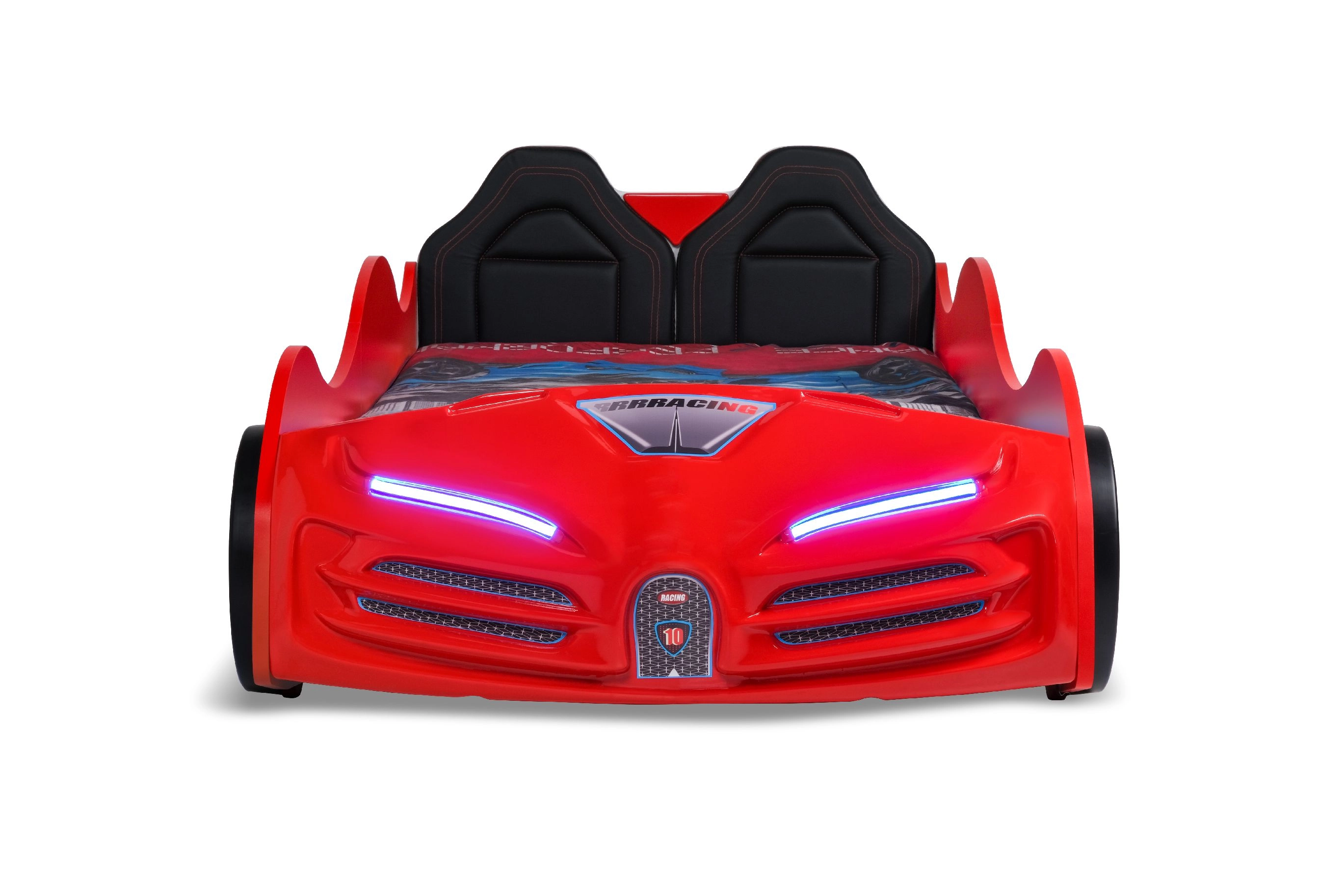 RS2 - BUGATTI Arabalı Yatak  | Koltuklu | Kırmızı