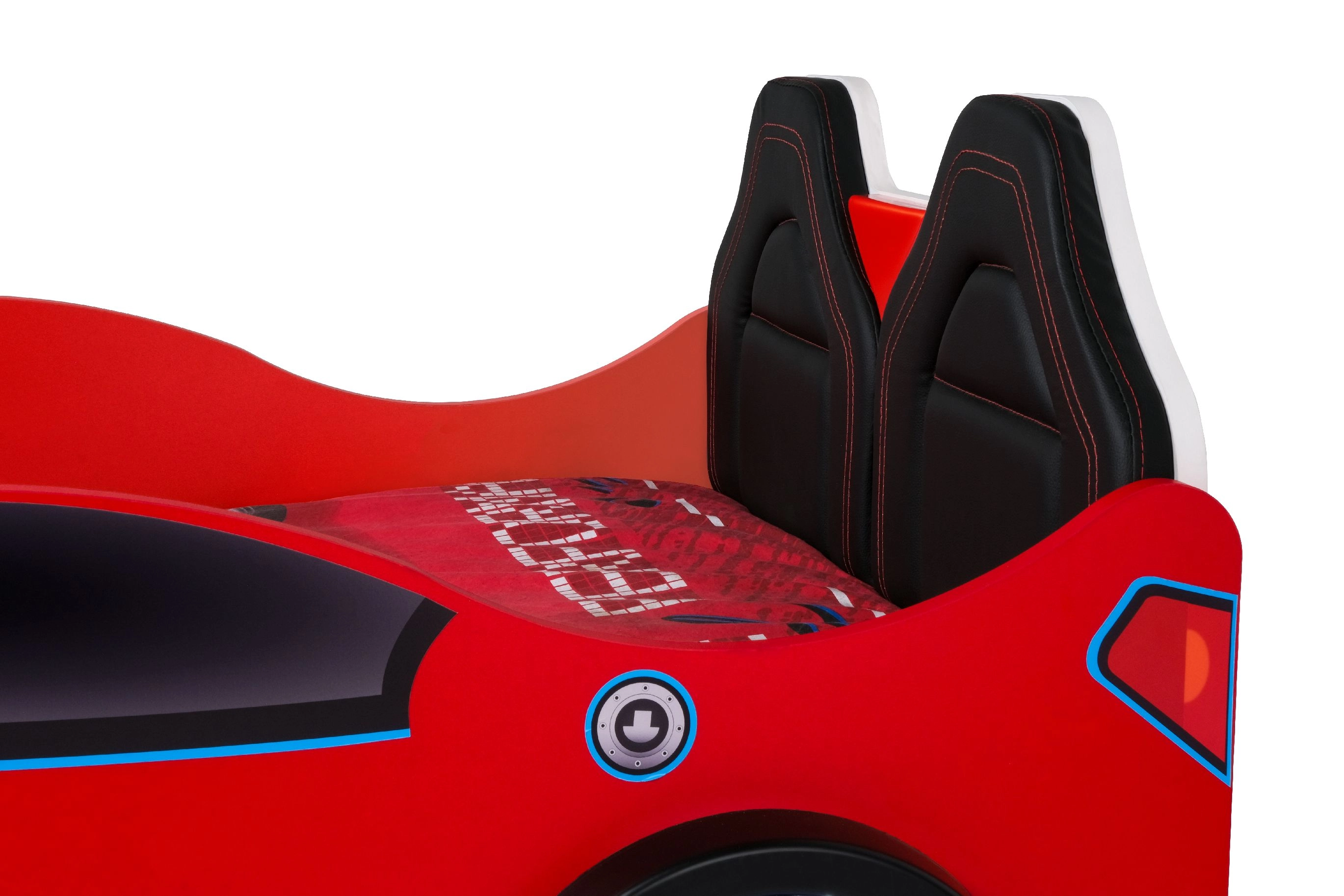 RS2 - BUGATTI Arabalı Yatak  | Koltuklu | Kırmızı