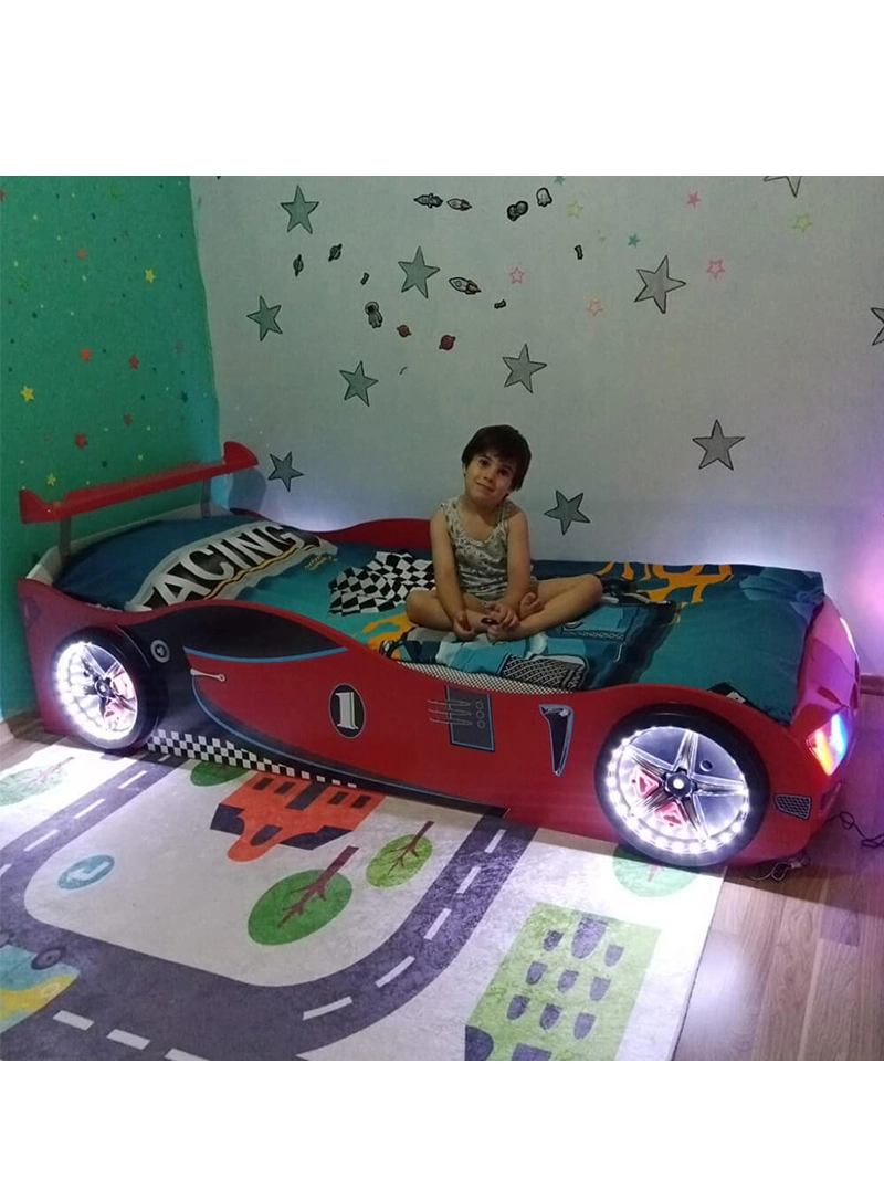 GT1 - Arabalı Yatak Araba | Kırmızı