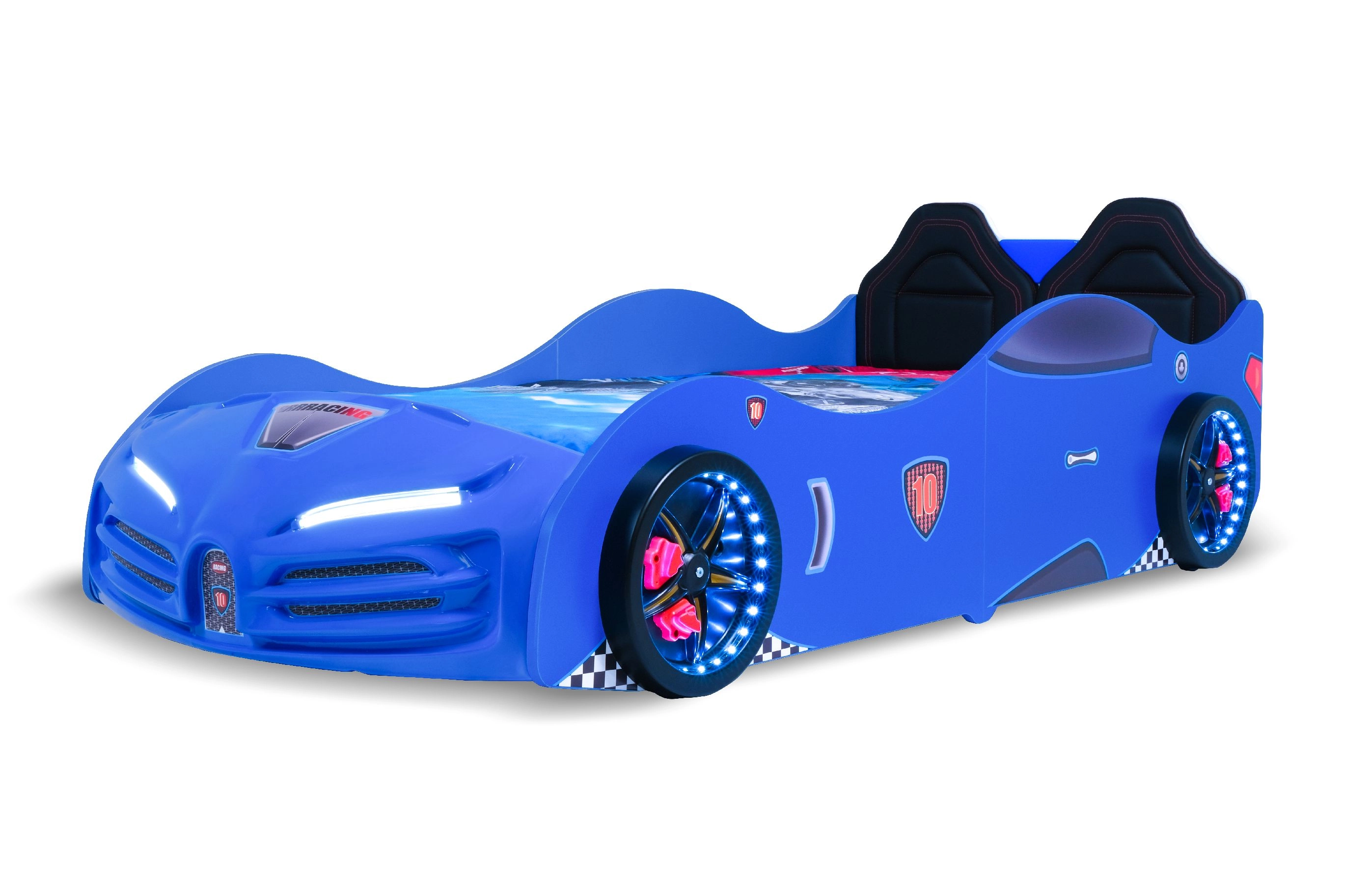 RS2 - BUGATTI Arabalı Yatak  | Koltuklu | Mavi