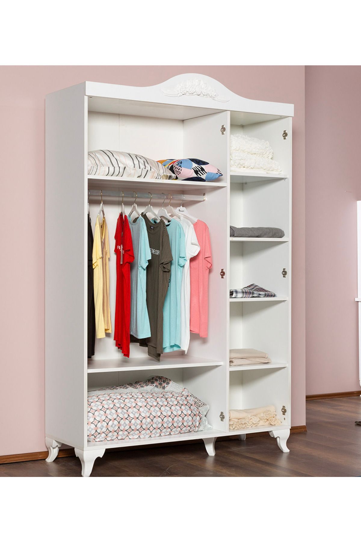 Kardelen - 3 Kapılı Dolap - Çocuk Gardırop