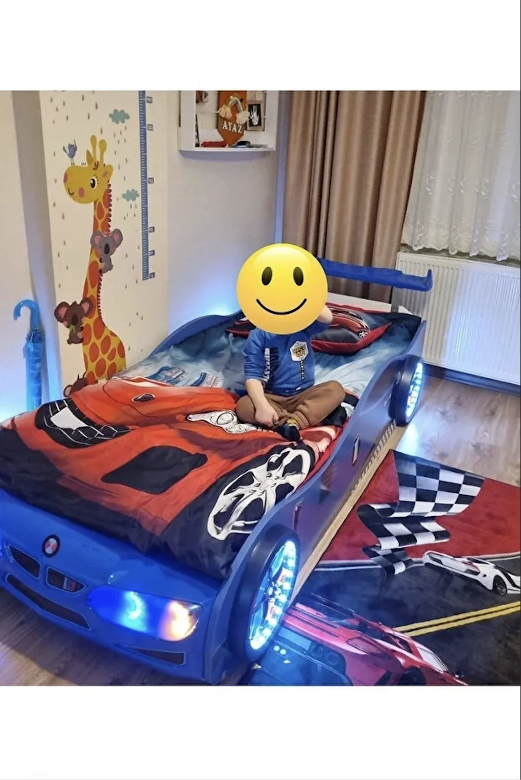 GT1 - Arabalı Yatak Araba | Mavi