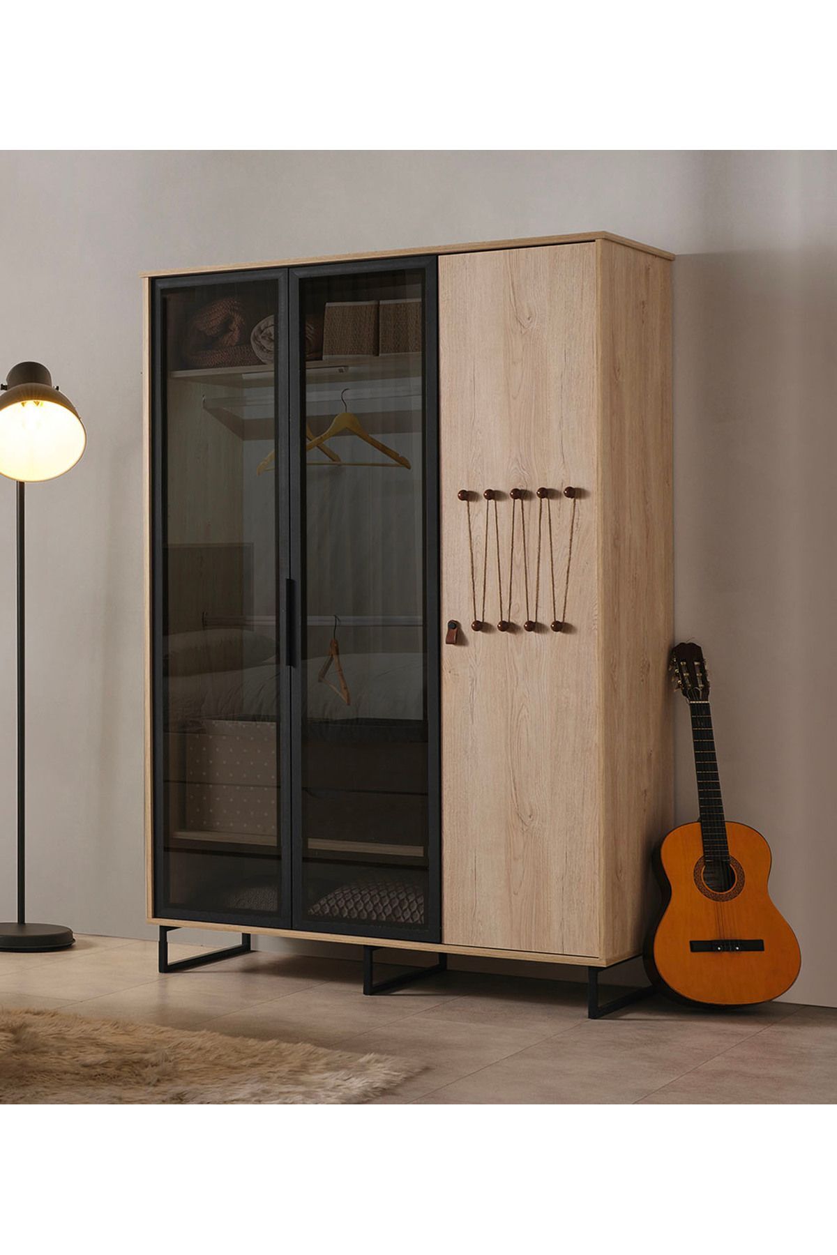 MODERN 3 Kapılı Dolap | Şık ve Geniş Gardırop Modeli