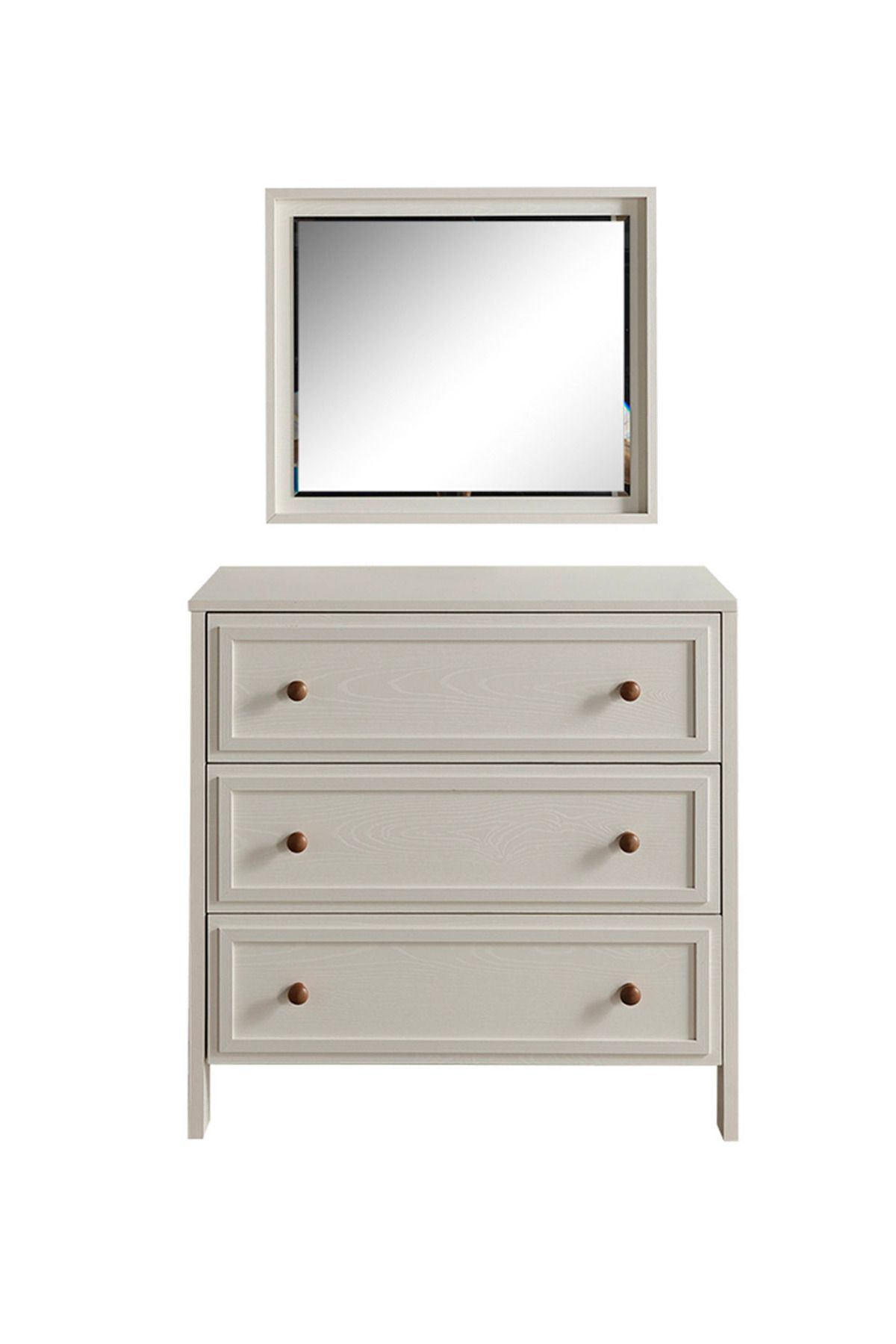 Aynalı Şifonyer - 4 Çekmeceli Kız Şifonyer