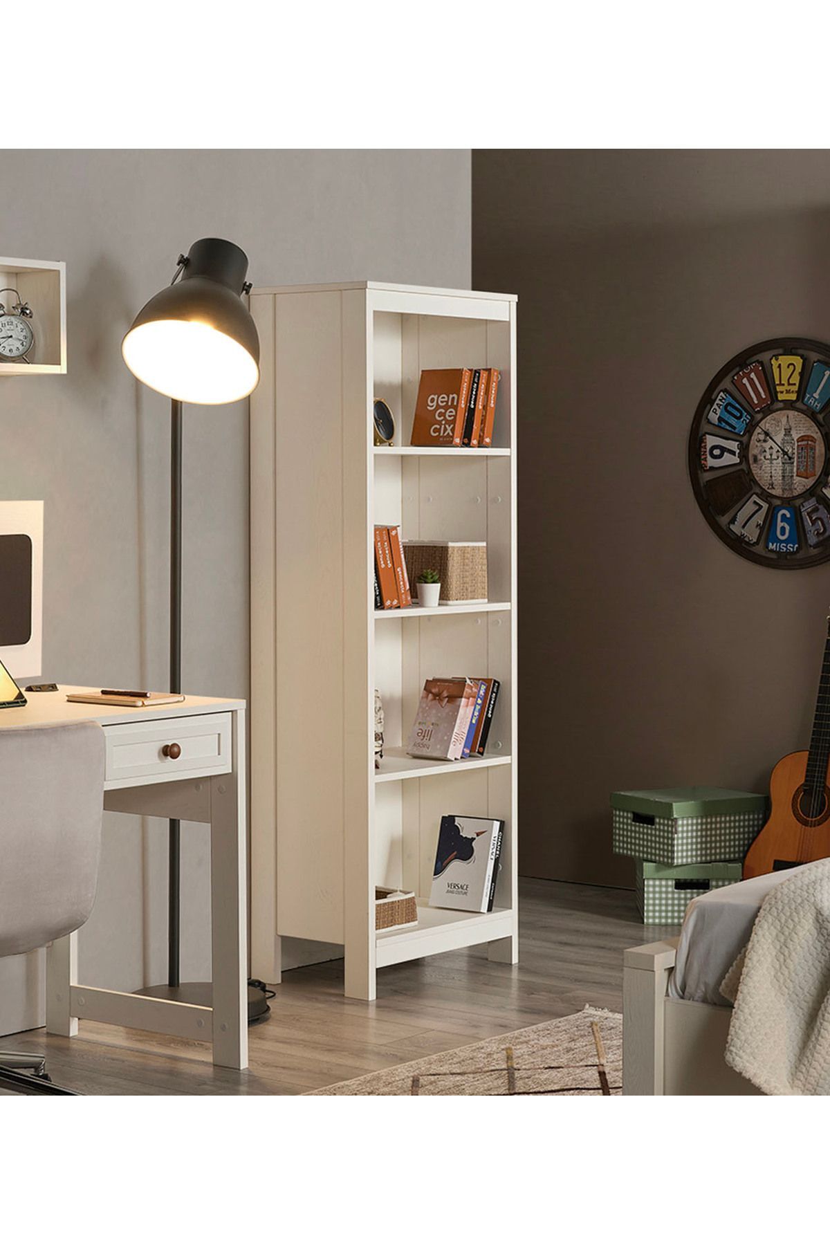 MELODY 4 Raflı Kitaplık | Genç Odası Modern Kitaplık