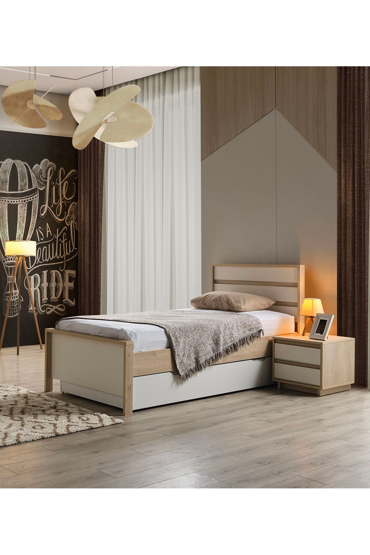 MODÜL - KARYOLA 100*200 CM + ALT KARYOLA 90*190 CM