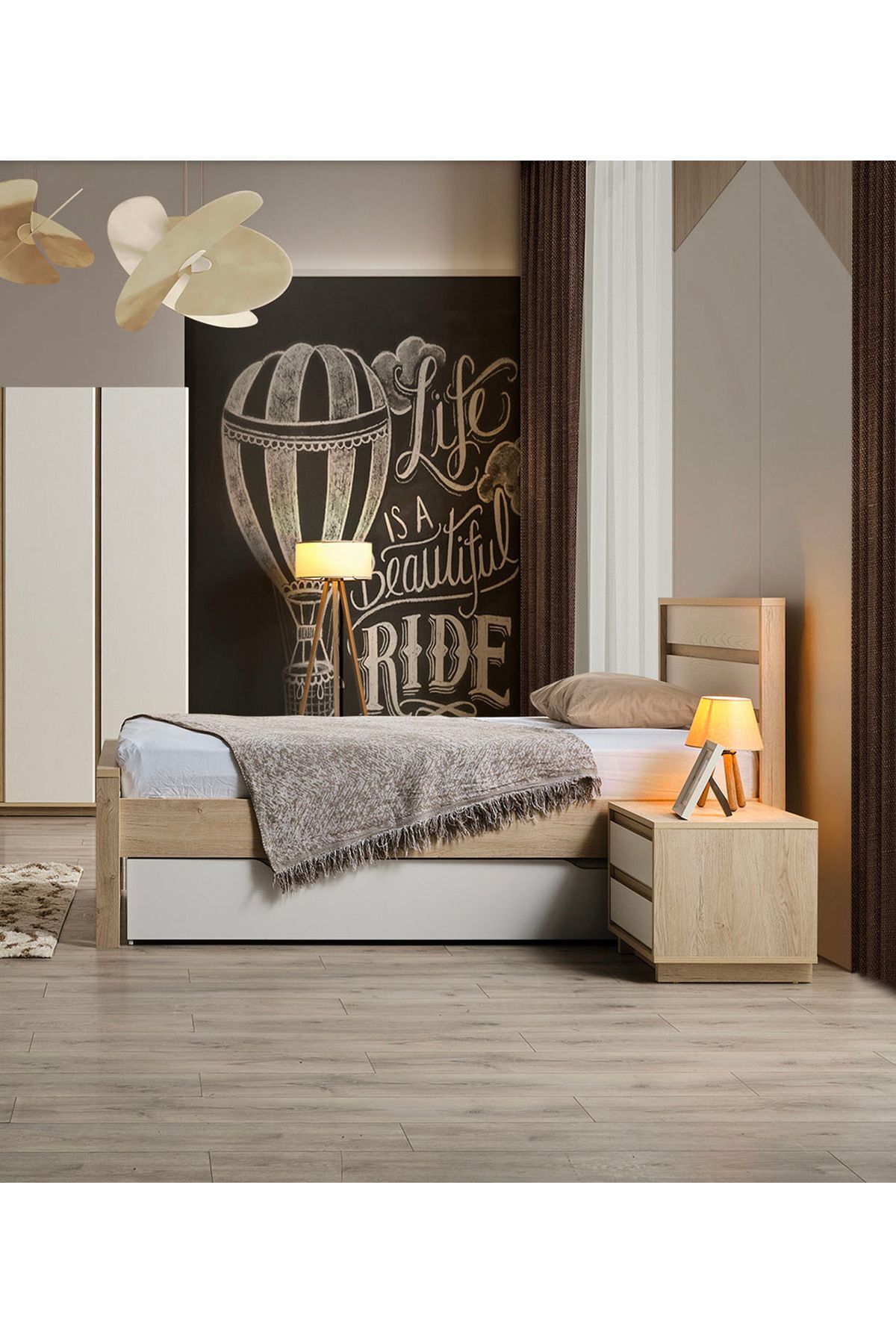 MODÜL - KARYOLA 100*200 CM + ALT KARYOLA 90*190 CM