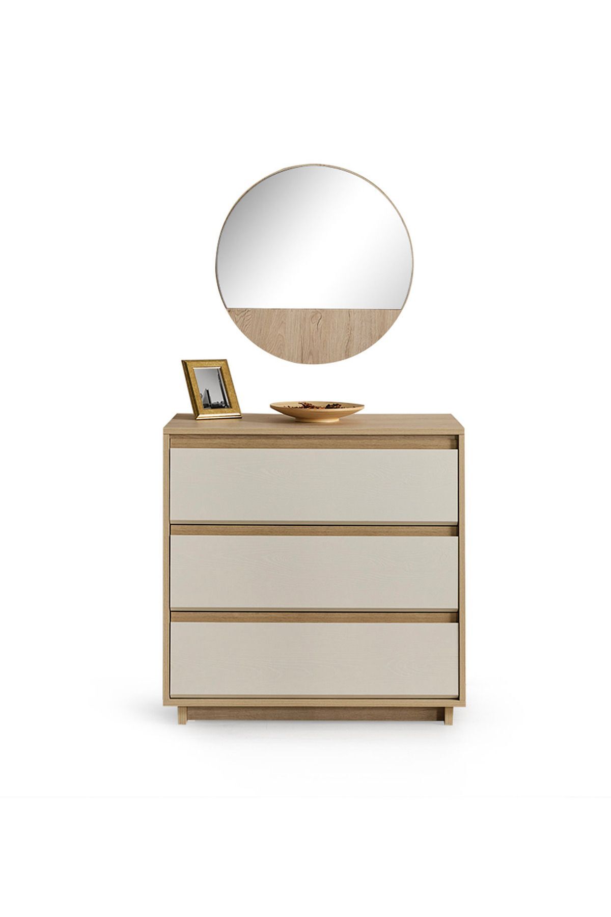 MODÜL - Aynalı Şifonyer - 3 Çekmeceli Çocuk Şifonyeri