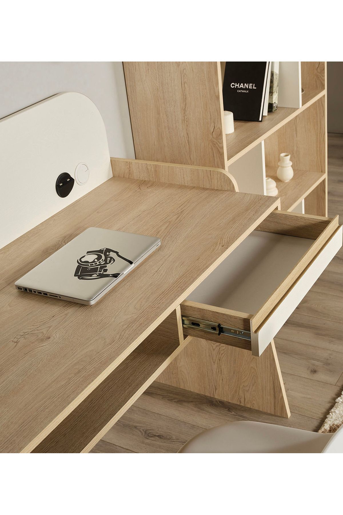 MODÜL - ÇALIŞMA MASASI - USB ŞARJLI