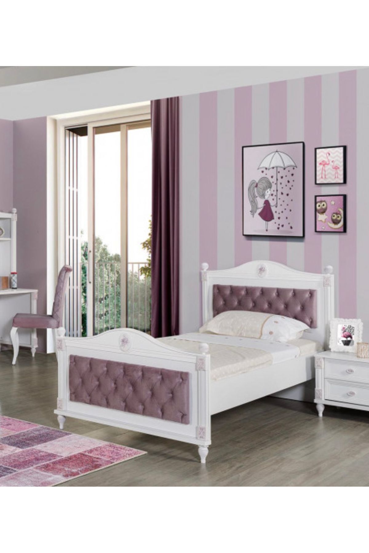 Rosalinda - Kız Çocuk Karyolası 100 x 200 cm