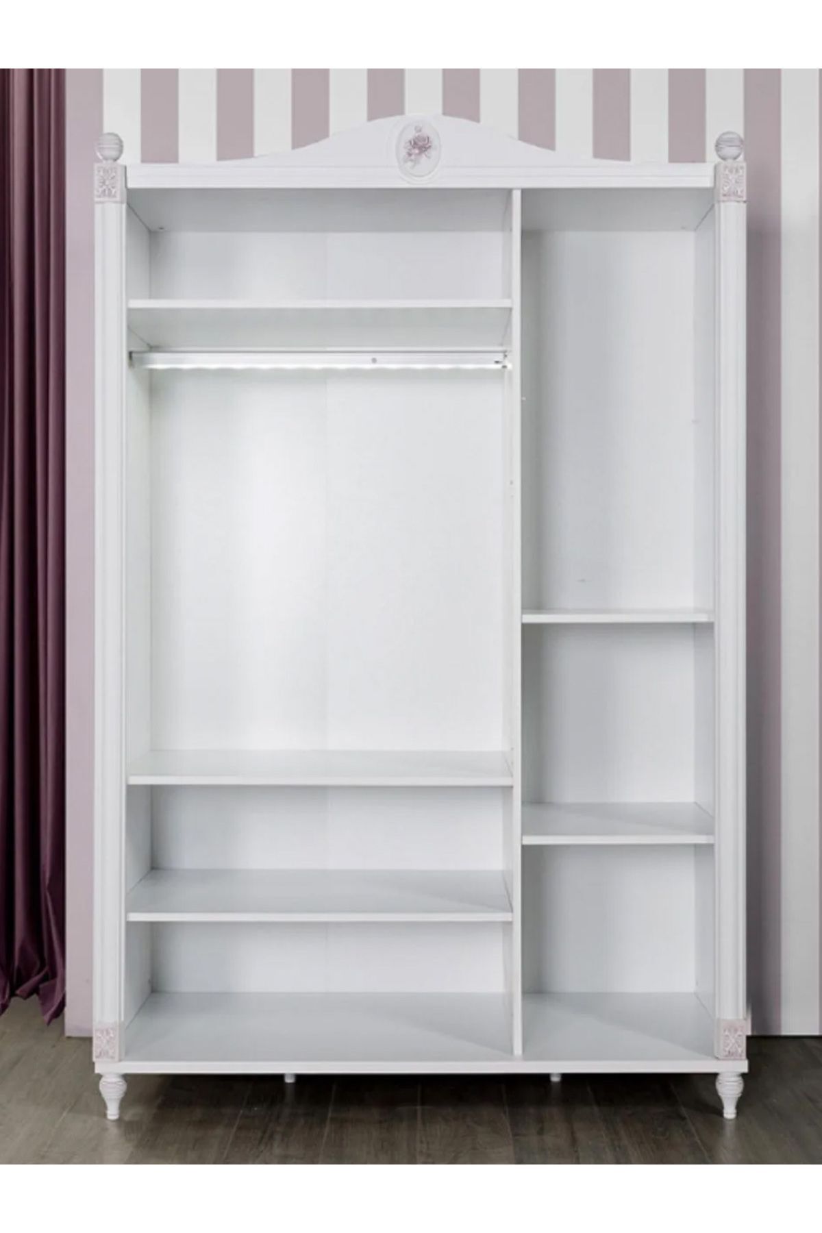 Rosalinda - 3 Kapılı Dolap - Kız çocuk Dolabı