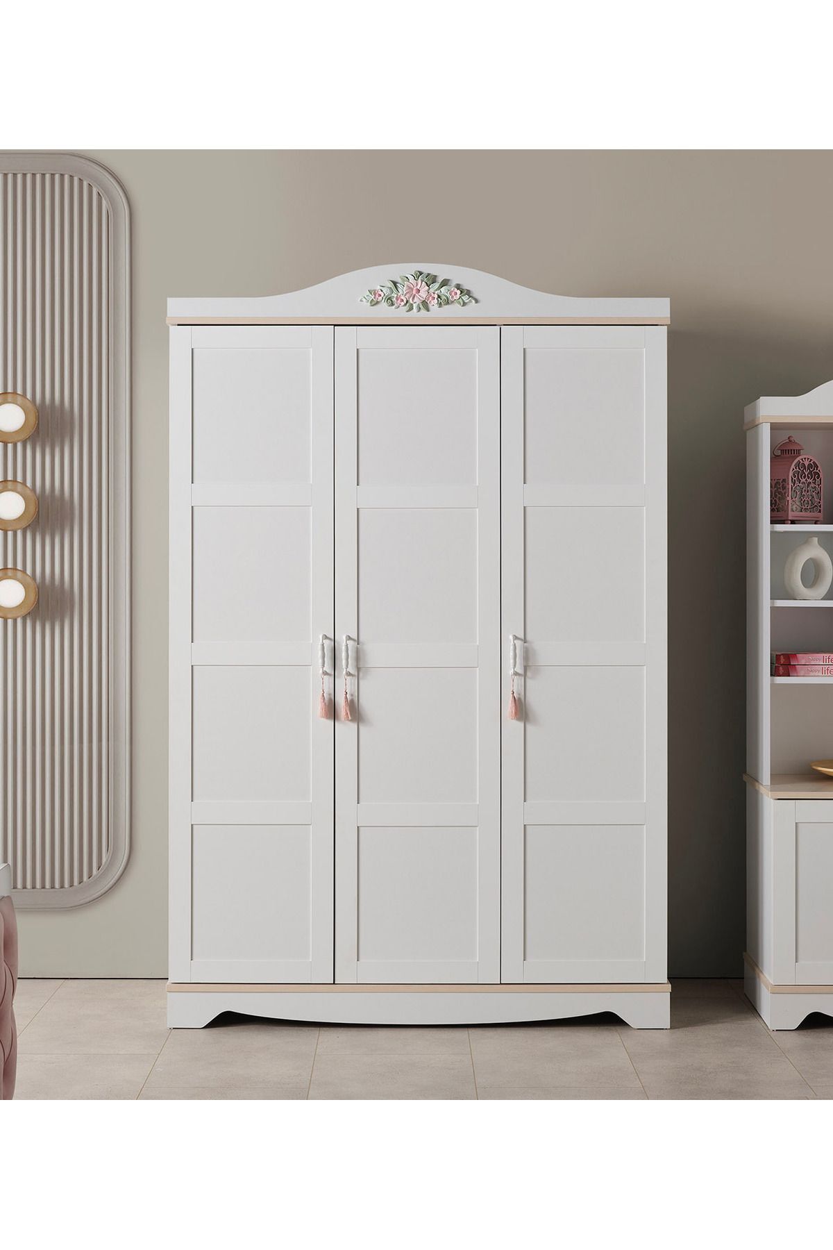 ROZA - 3 Kapılı Dolap - Çocuk Dolabı