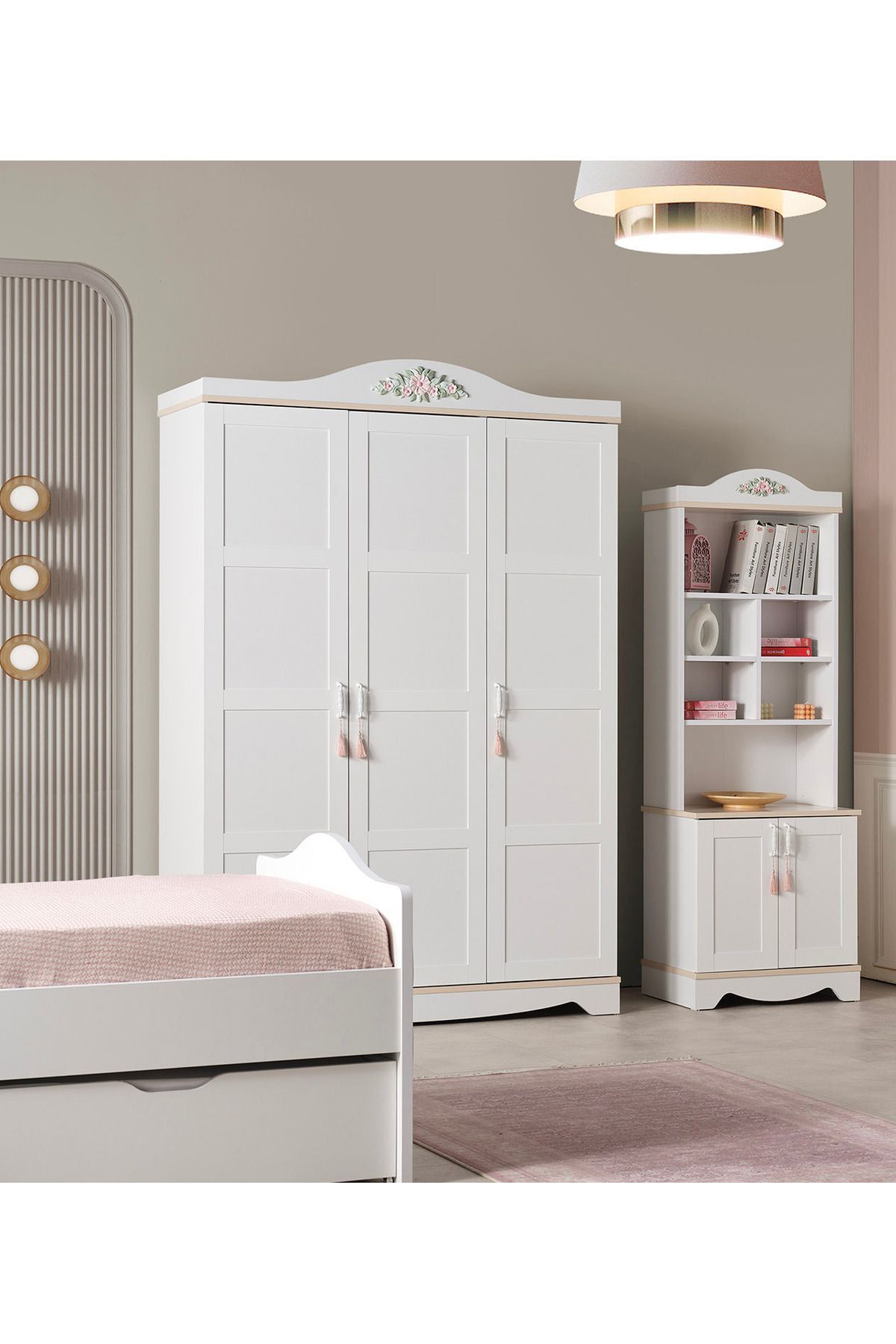 ROZA - 3 Kapılı Dolap - Çocuk Dolabı