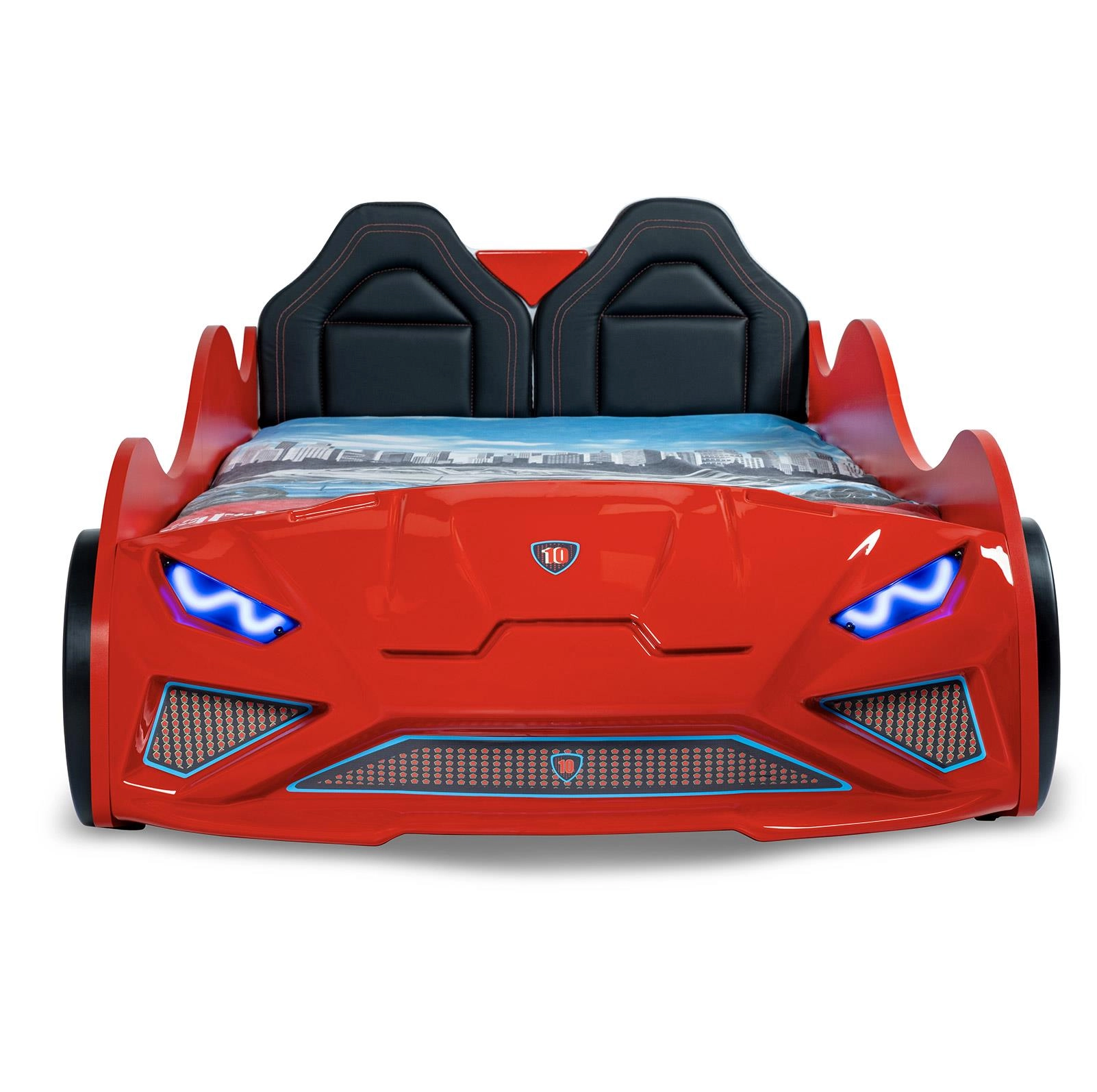 RS2 - Lambo Arabalı Yatak  | Koltuklu | Kırmızı