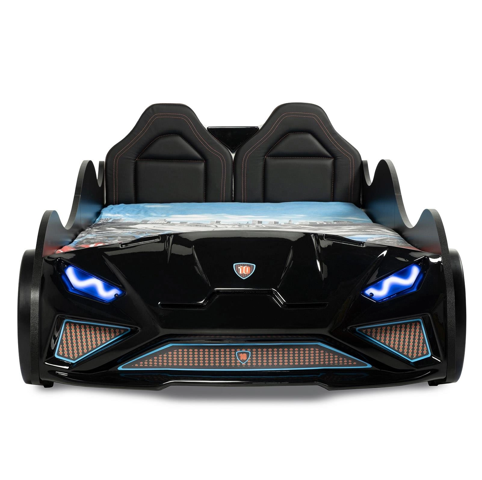 RS2 - LAMBO Arabalı Yatak  | Koltuklu | Siyah