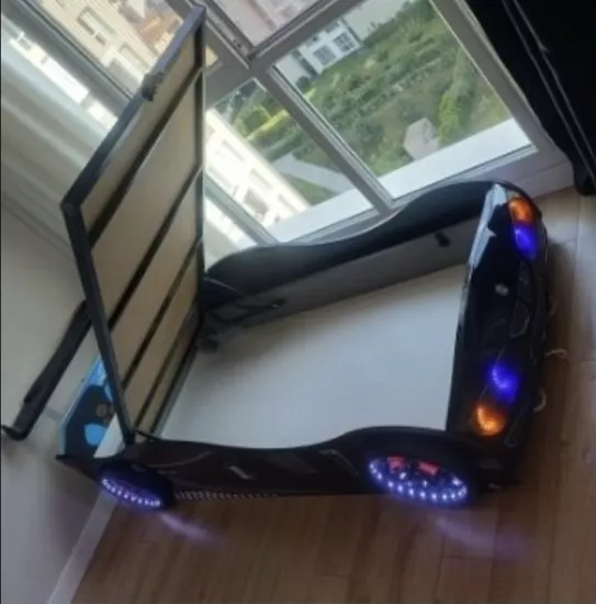 GT1 - Bazalı Siyah Arabalı Yatak | Bazalı Arabalı Yatak