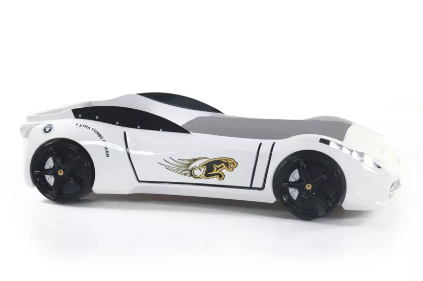 Ferrari Arabalı Yatak - Beyaz