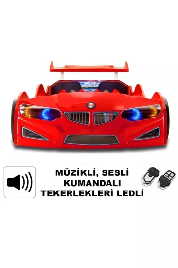 GT1 - Arabalı Yatak  | Kırmızı